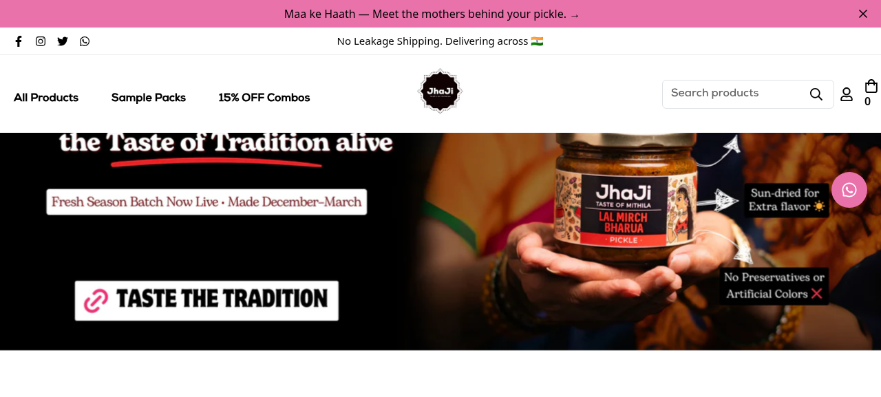 JhaJi Store - Traditional Foods